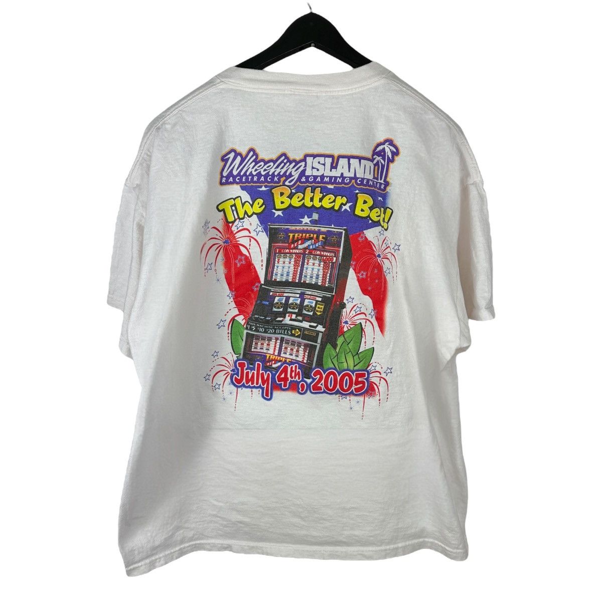 Vintage Vintage Y2K Wheeling Island Racetrack Casino Shirt Size US XL / EU 56 / 4 - 1 Thumbnail