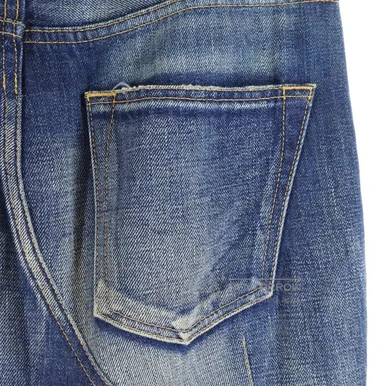 Comme des Garcons Comme des Garcons size S Blue vintage fishtail denim skirt Size 23" - 5 Thumbnail