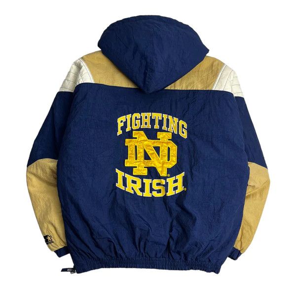 Vintage VINTAGE NOTRE DAME FIGHTING IRISH STARTER JACKET Grailed