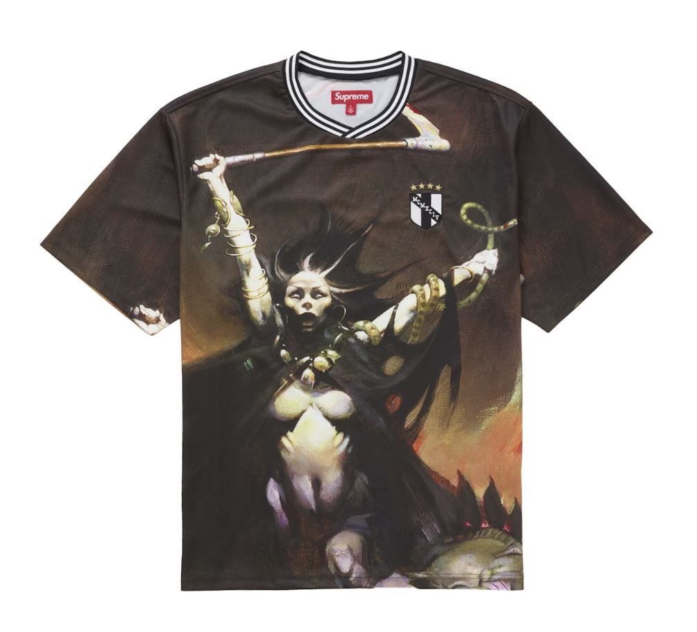 Supreme Supreme Frazetta Soccer Jersey Size US L / EU 52-54 / 3 - 1 Thumbnail