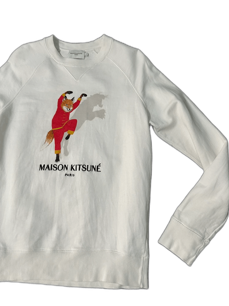 Maison Kitsune MAISON KITSUNÉ Men's Sweatshirt with Fox Design Size S / US 4 / IT 40 - 1 Thumbnail