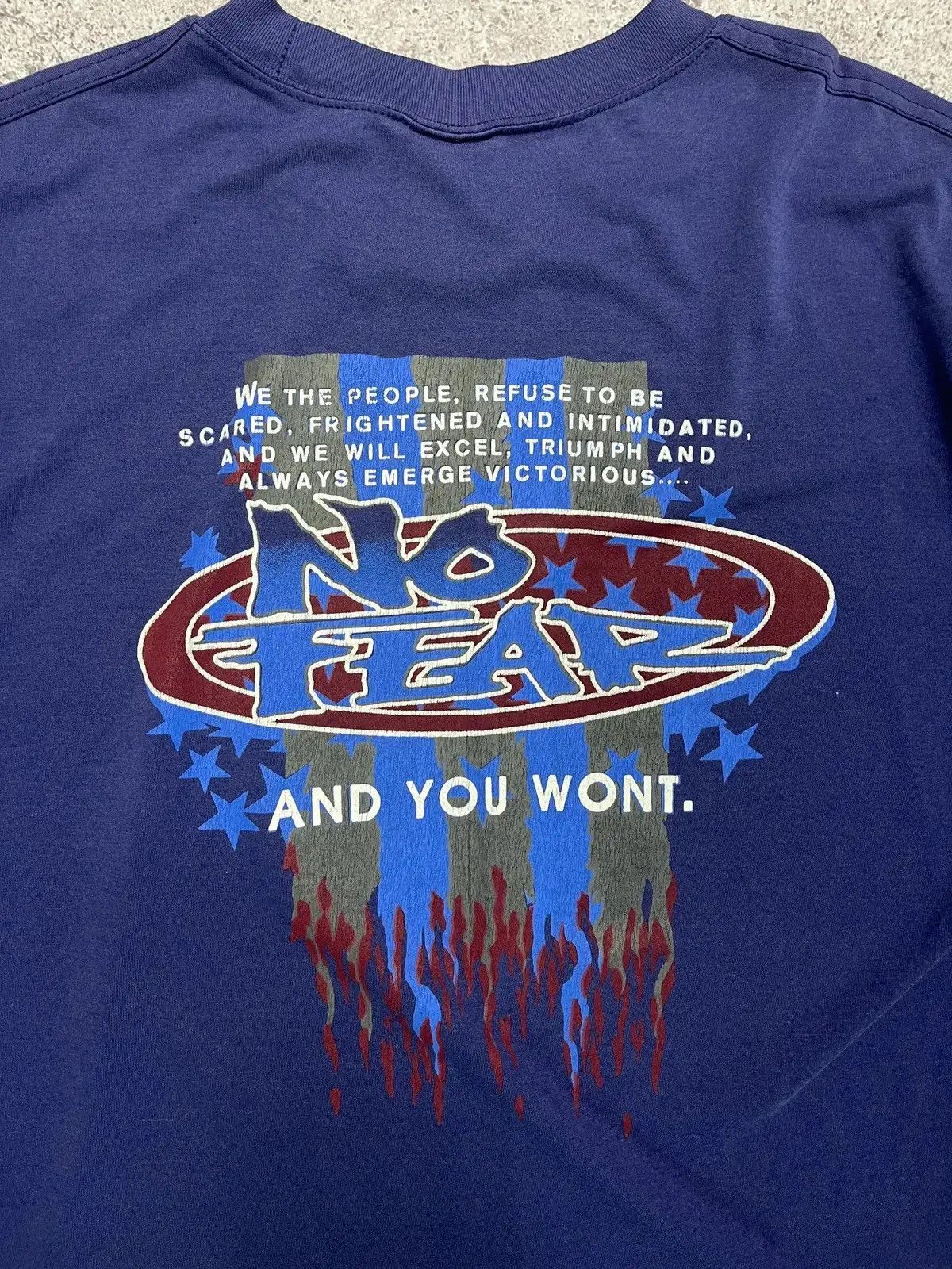 No Fear No Fear Vintage T Shirt Size US L / EU 52-54 / 3 - 2 Thumbnail
