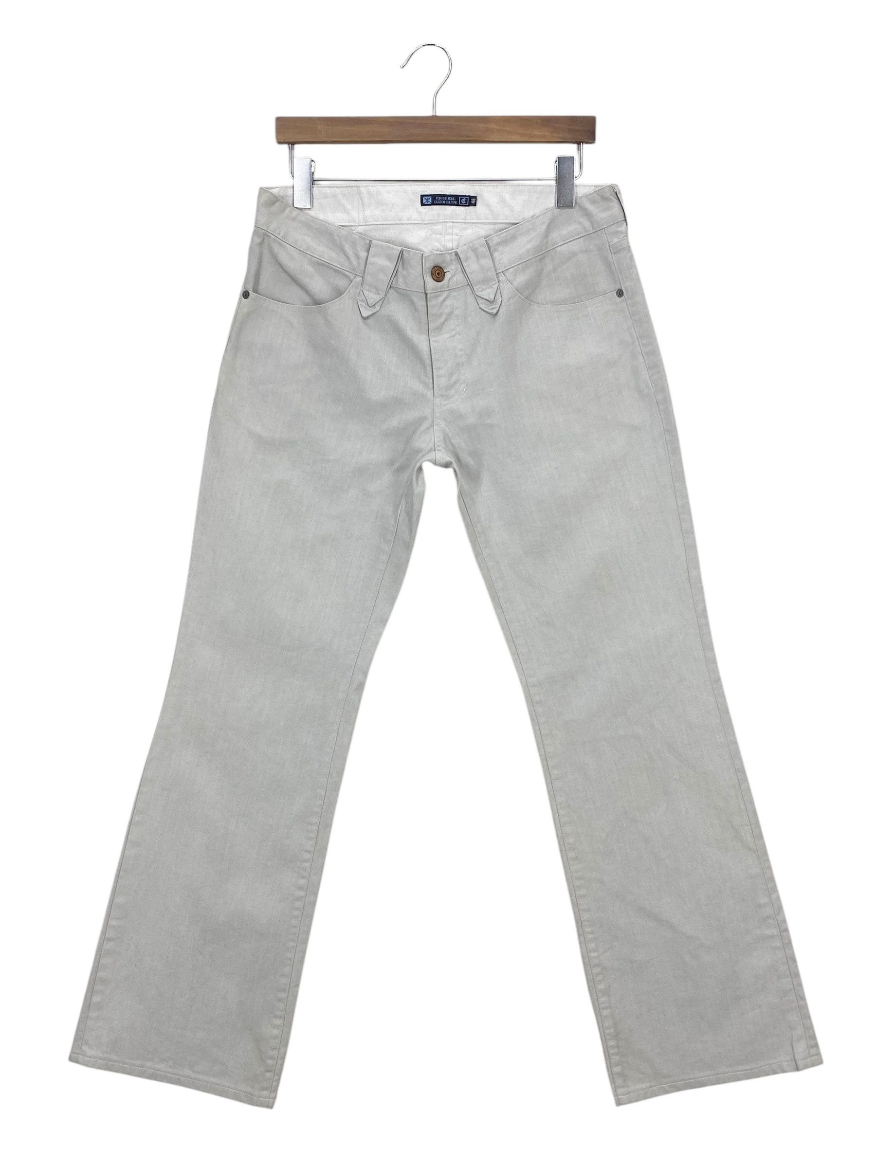 Japanese Brand Custom Culture Flare Jeans Size 30" / US 8 / IT 44 - 2 Thumbnail