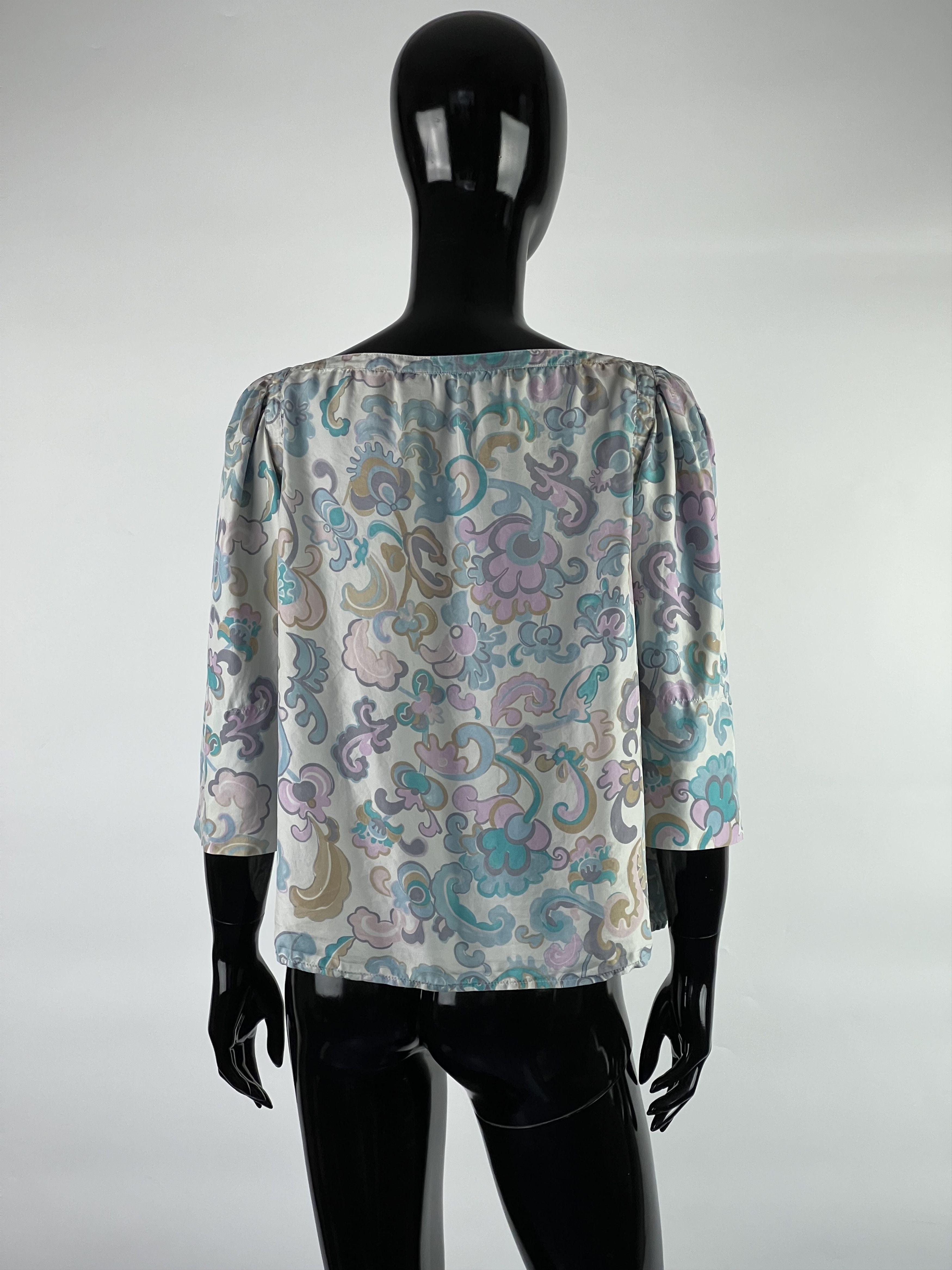 Chloe × See by Chloe See by Chloe Multicolor 100% Silk Blouse Size IT42 US6 Size M / US 6-8 / IT 42-44 - 3 Thumbnail