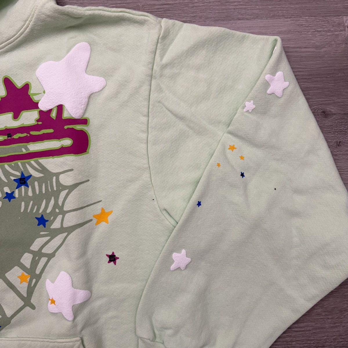 Sp5der Sp5der Worldwide SP5 Mint Hoodie Size US M / EU 48-50 / 2 - 4 Thumbnail