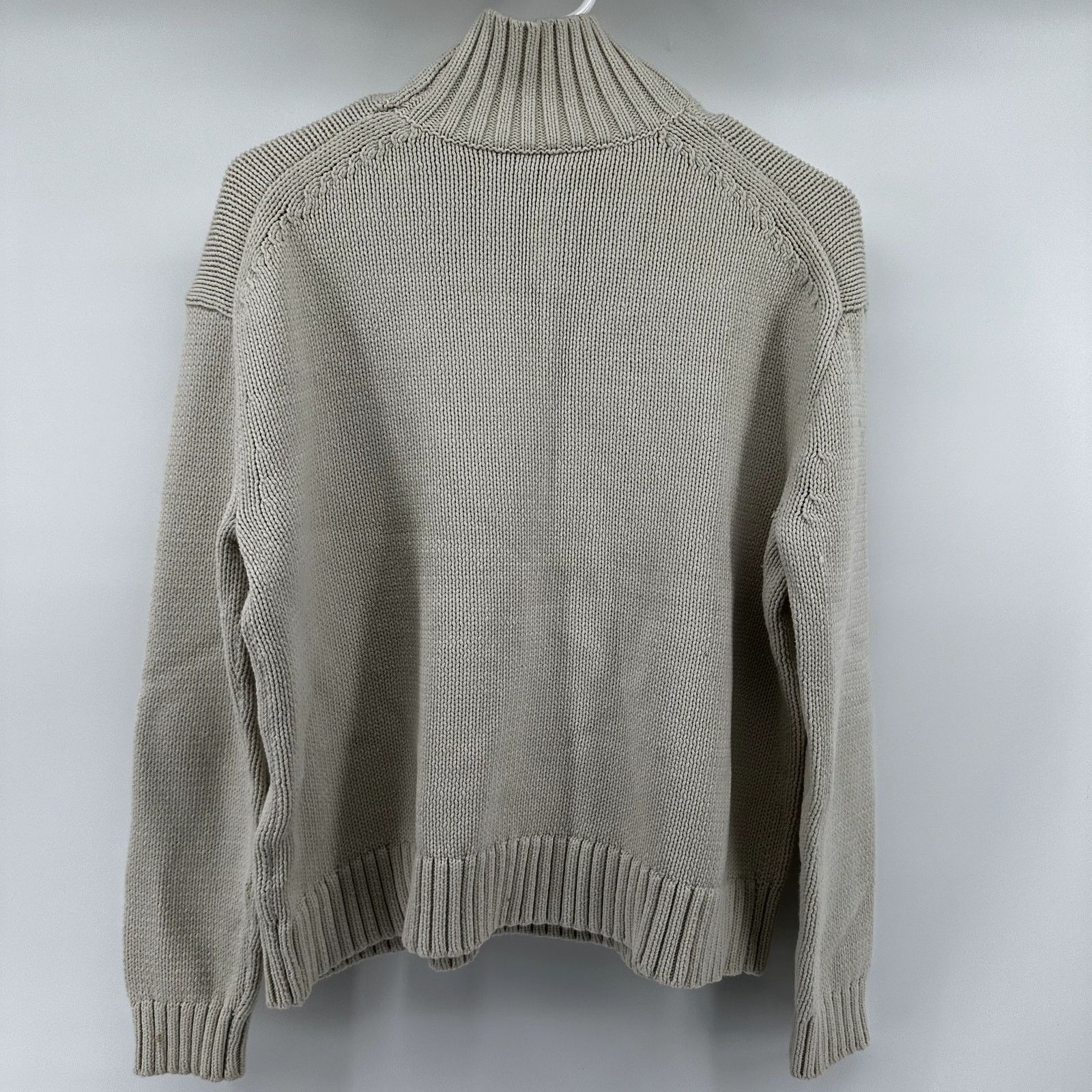 J.Crew J. Crew Turtleneck Pullover Sweater Knit Ribbed Trim White S Size S / US 4 / IT 40 - 3 Thumbnail