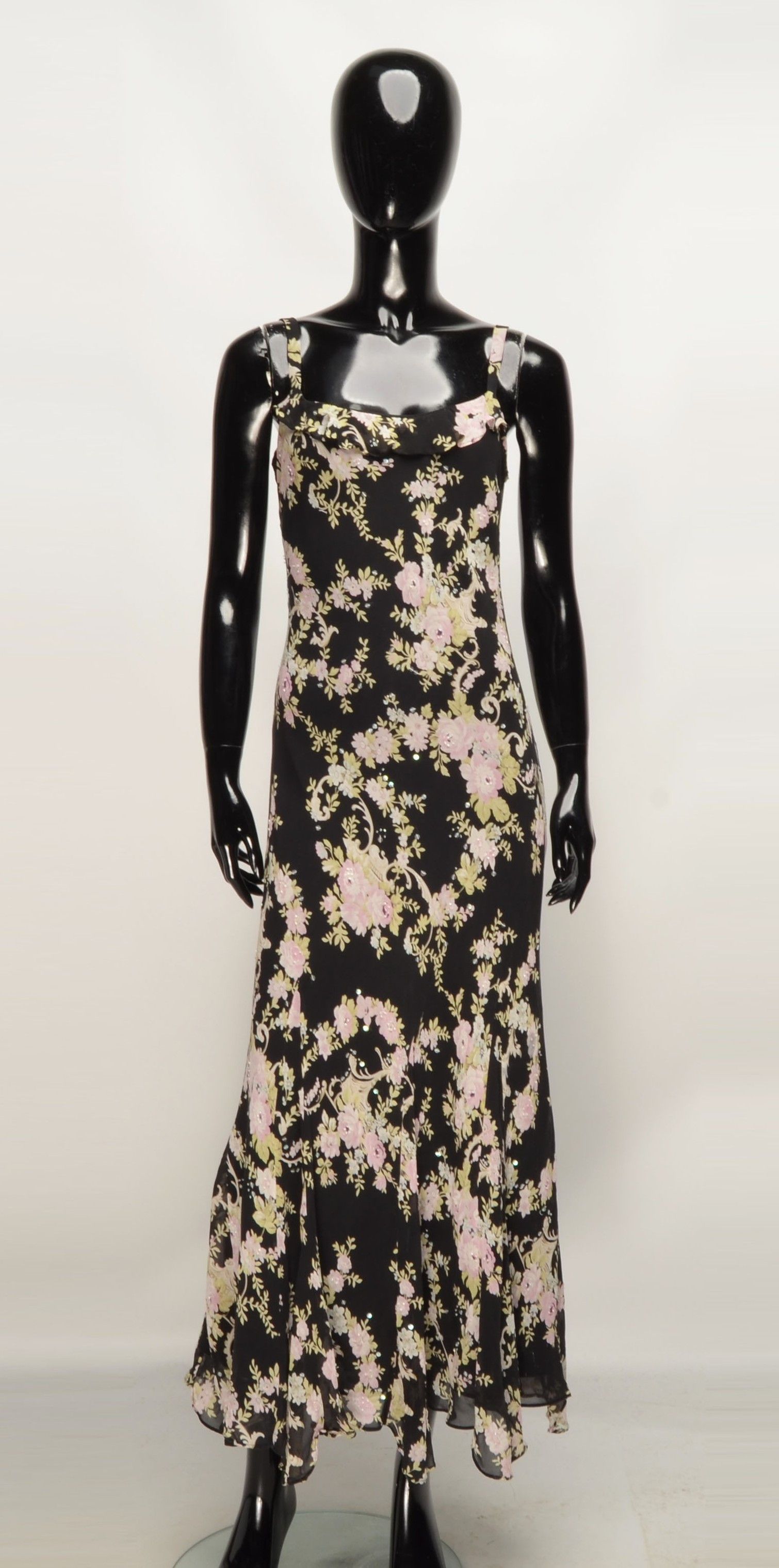 Laura Ashley Vintage Laura Ashley Y2K Mermaid Fairy Floral Dress Size M / US 6-8 / IT 42-44 - 1 Thumbnail