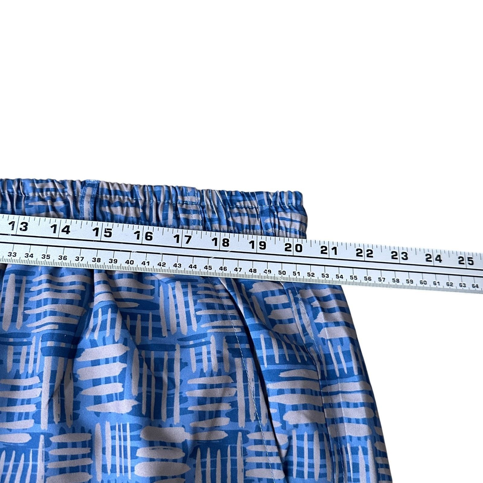Southern Marsh Southern Marsh Swim Trunks Shorts Men 3X Blue Gray Geometric Size US 44 / EU 60 - 7 Thumbnail