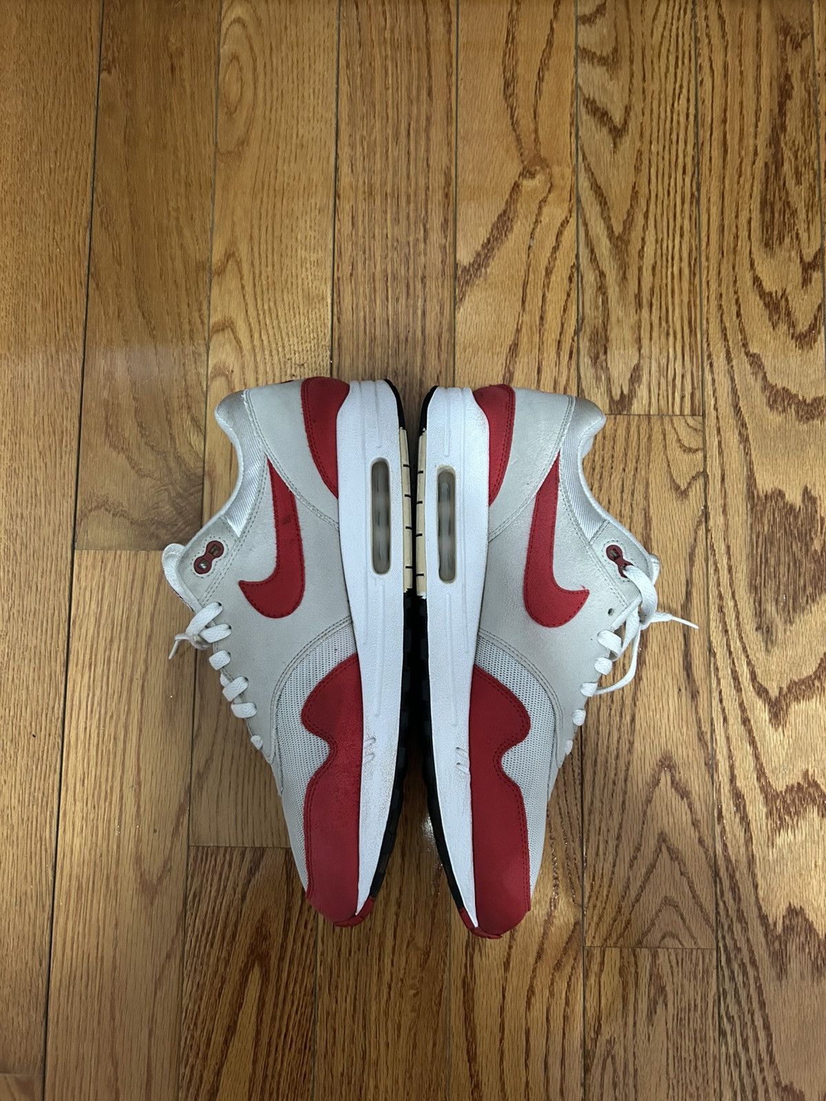 Nike Nike Air Max 1 Anniversary Red Size US 12 / EU 45 - 3 Thumbnail