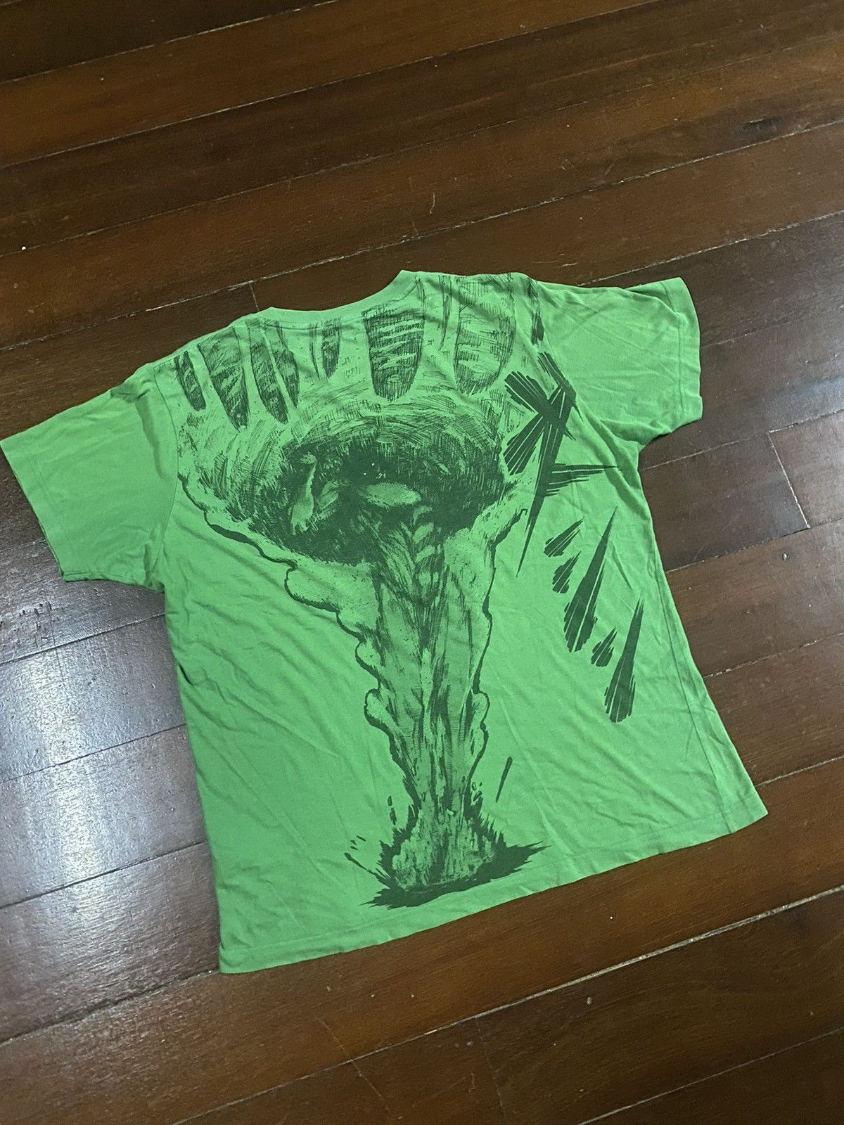 Anime × Japanese Brand × Vintage Rare anime ATTACK OF TINTAN wall tintan over print back tee Size US L / EU 52-54 / 3 - 2 Thumbnail