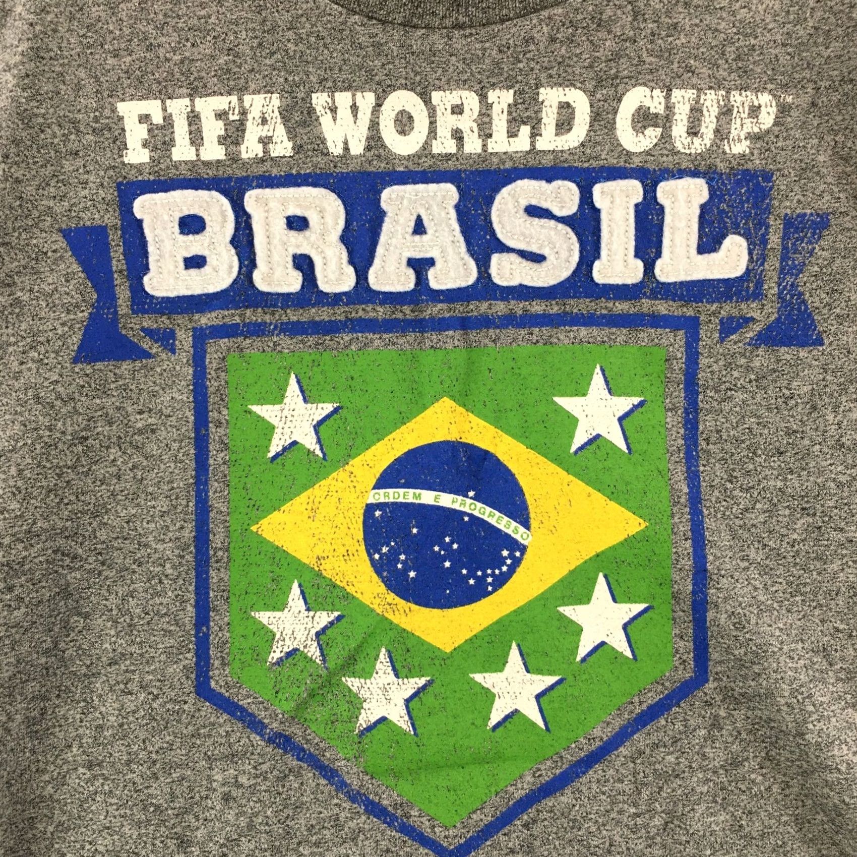 Vintage Fifa World Cup Brasil Tee TShirt Mens Small Grey Short Sleeve Graphic Print Shirt Mens Small Grey Graphic Print 90s? Size US S / EU 44-46 / 1 - 7 Thumbnail