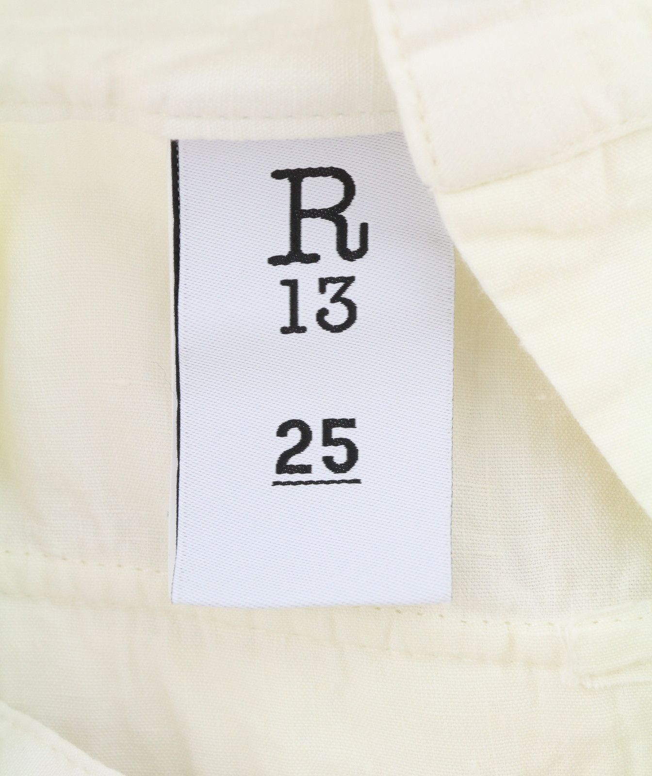 R13 BUBBLE SKORT 25 White Linen Patch Pocket Shorts 90035 Size 25" / US 0 / IT 36 - 7 Thumbnail