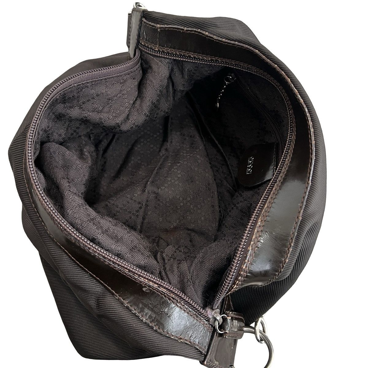 Gucci GUCCI Bamboo Nylon Leather One Shoulder Bag Size ONE SIZE - 9 Thumbnail