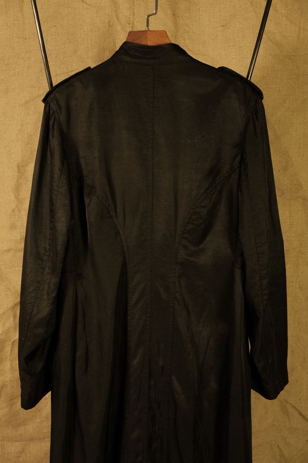 Yohji Yamamoto 2000s Y’s Yohji Yamamoto Military Linen Long Coat Size M / US 6-8 / IT 42-44 - 6 Thumbnail