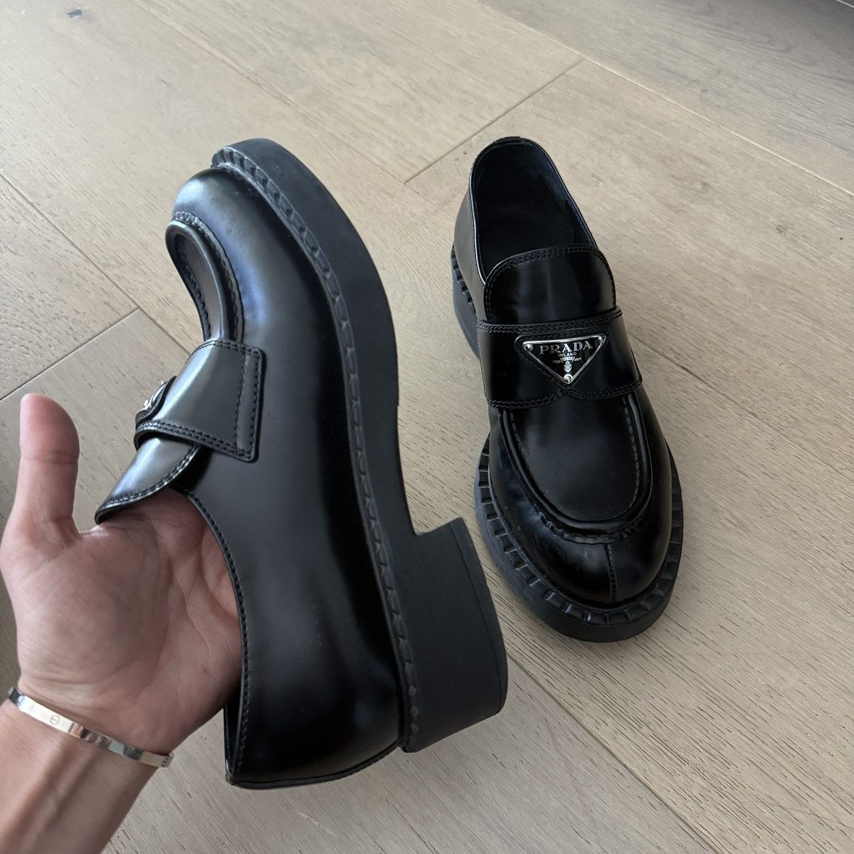Prada Black Prada Loafers Size US 6 / IT 36 - 4 Thumbnail