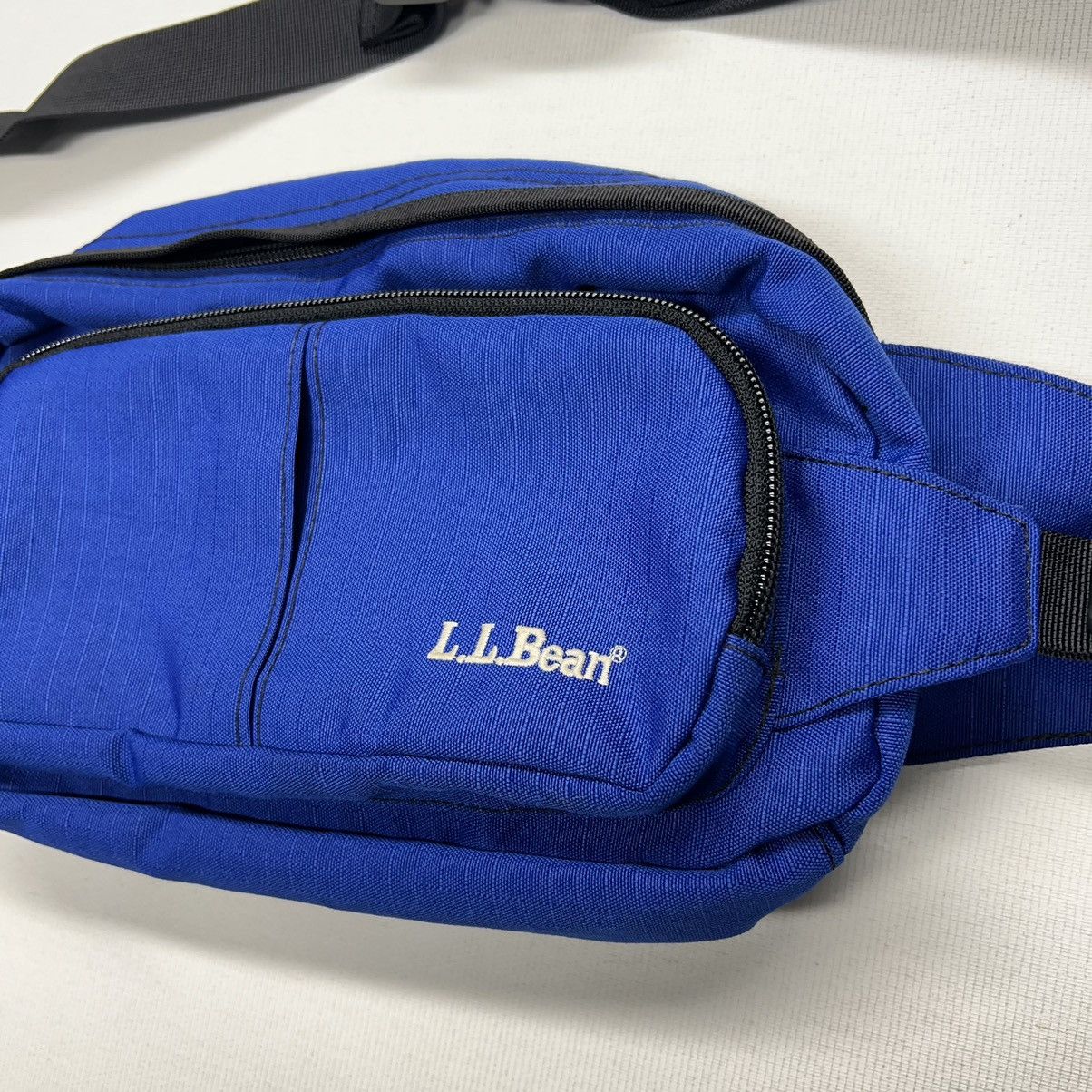 L.L. Bean × Vintage LL Bean Fanny Pack Bag Blue Crossbody Belt Waist Adjustable Size ONE SIZE - 3 Thumbnail