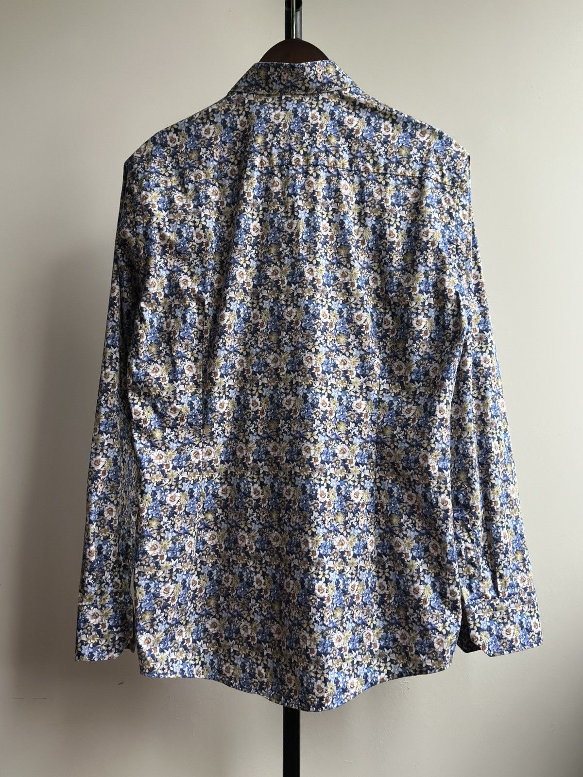 Eton ETON Allover Floral Slim Shirt Size M Size US M / EU 48-50 / 2 - 9 Thumbnail