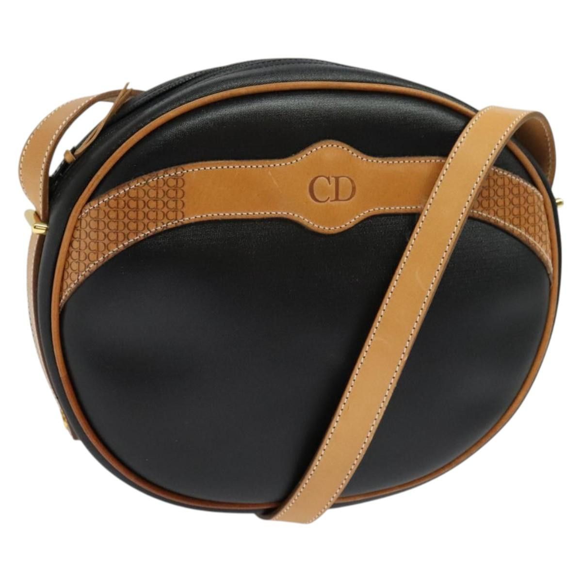 Dior DIOR Shoulder Bag Pvc Canvas Black Gold Size ONE SIZE - 1 Thumbnail