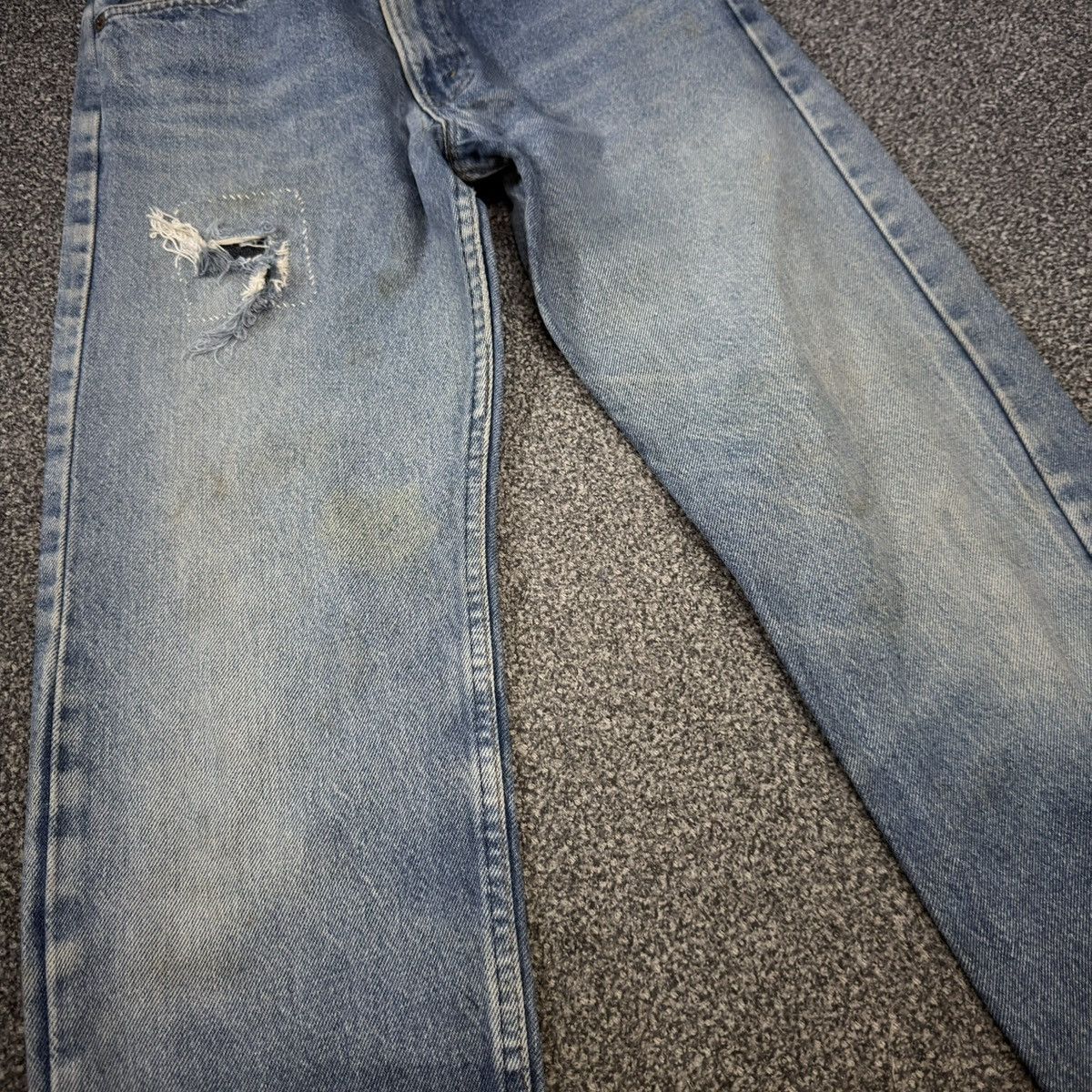 Levi's Vintage Clothing 🔥🇺🇸 Vintage Levi’s 505-0217 Orange Tab Stone Wash Denim Size US 31 - 4 Thumbnail