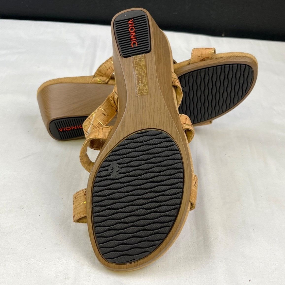 Vionic Vionic Radia Women's Tan Shoes/Wedge Sandals Sz 8 SKU 4428 Size US 8 / IT 38 - 7 Thumbnail