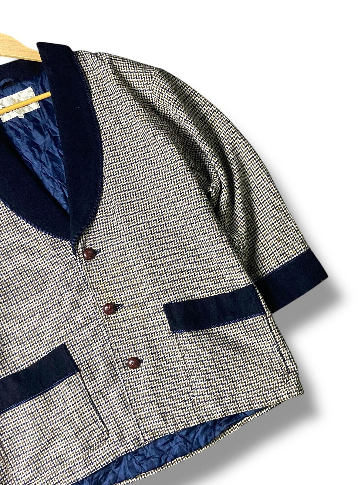 Aquascutum × Japanese Brand × Vintage Vintage AQUASCUTUM Checkered Coat (133) Size US M / EU 48-50 / 2 - 4 Thumbnail