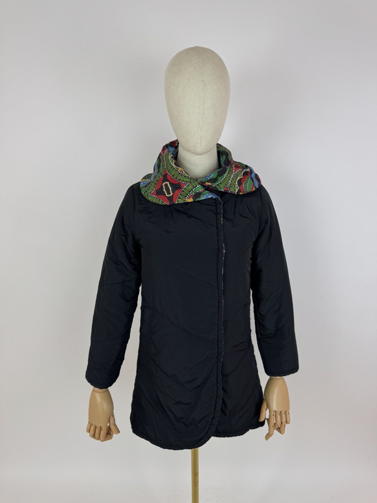 Desigual Desigual Double Sided coat Floral Multicolour Womens 2XS Size XXS / US 00 / IT 34 - 6 Thumbnail
