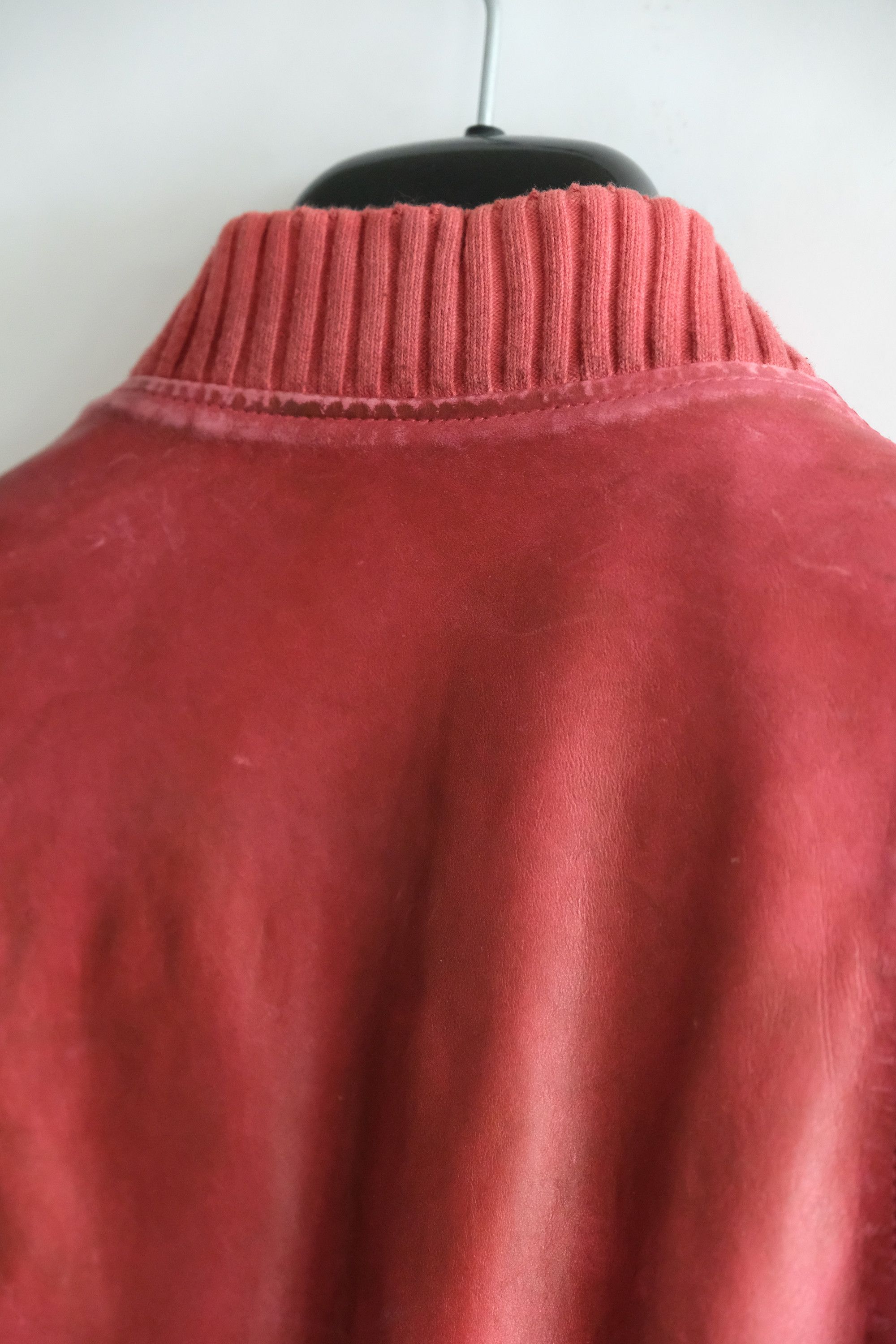 Balmain Balmain Red Leather Jacket SS11 Decarnin Teddy Bomber 48 46 Size US M / EU 48-50 / 2 - 10 Thumbnail