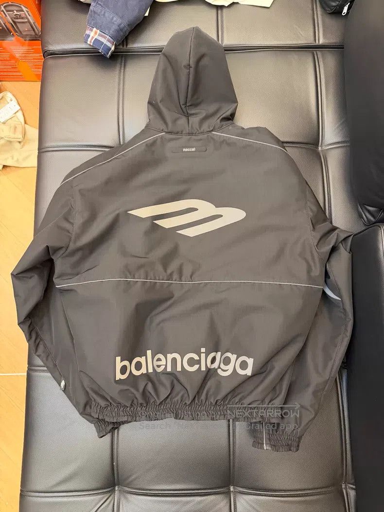 Balenciaga Balenciaga Zip-Up Hooded Printed Pattern Ski Jacket Size US XS / EU 42 / 0 - 2 Thumbnail