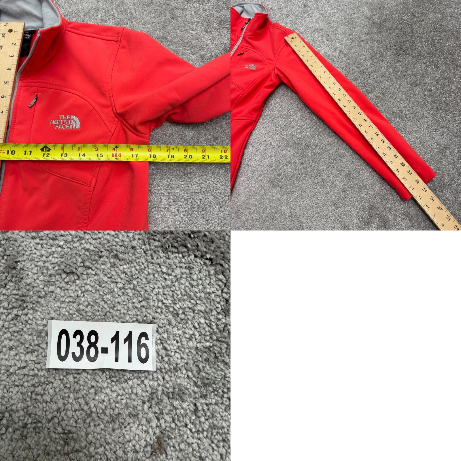 The North Face The North Face Apex Bionic Softshell Jacket Womens Small Coral Pink Fleece Lined Size S / US 4 / IT 40 - 9 Thumbnail