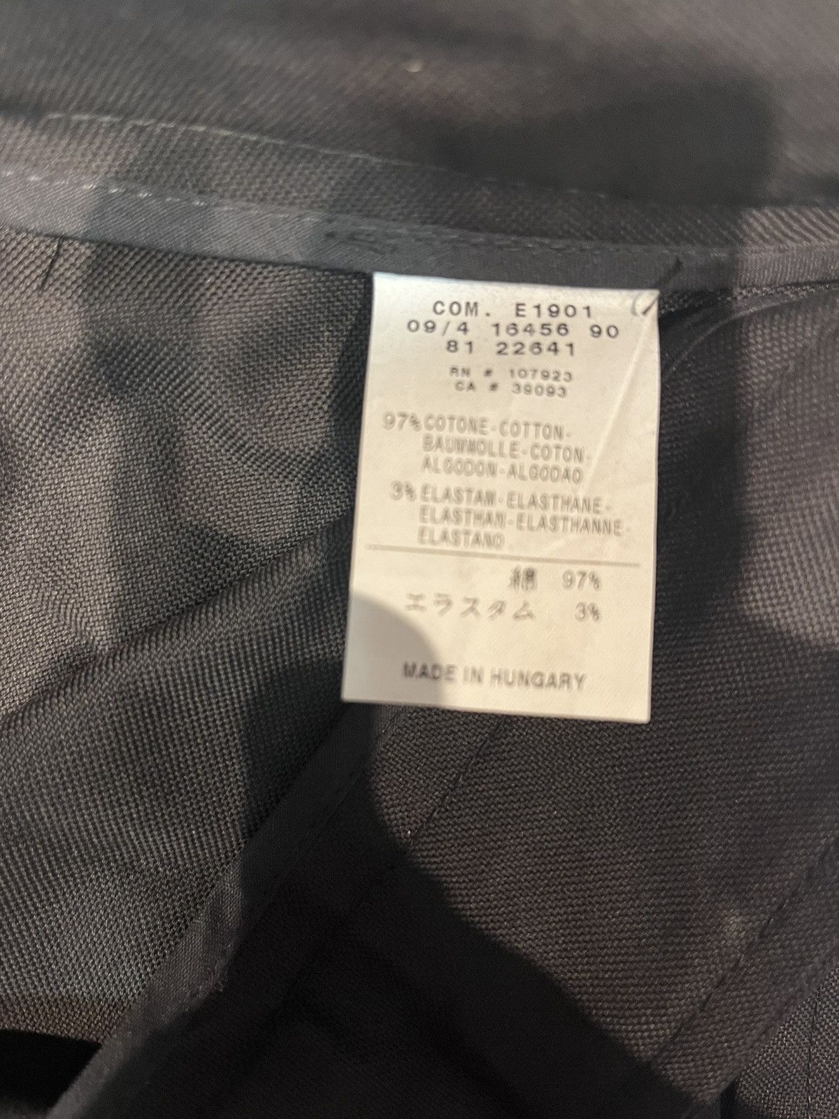 Moncler × Vintage Moncler Ladies’ Black Cotton Trouser Pants Unworn Y2K Size 27" / US 4 / IT 40 - 8 Thumbnail