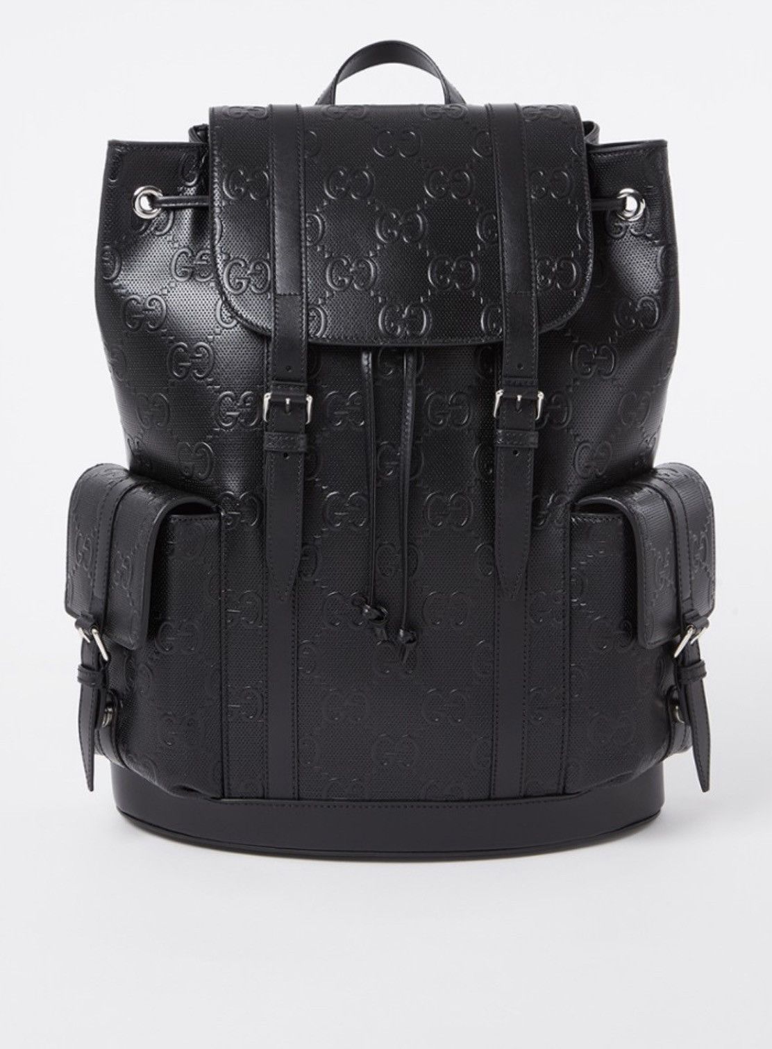 💥LIMITED💥Gucci GG Leather Logo Embossed Backpack