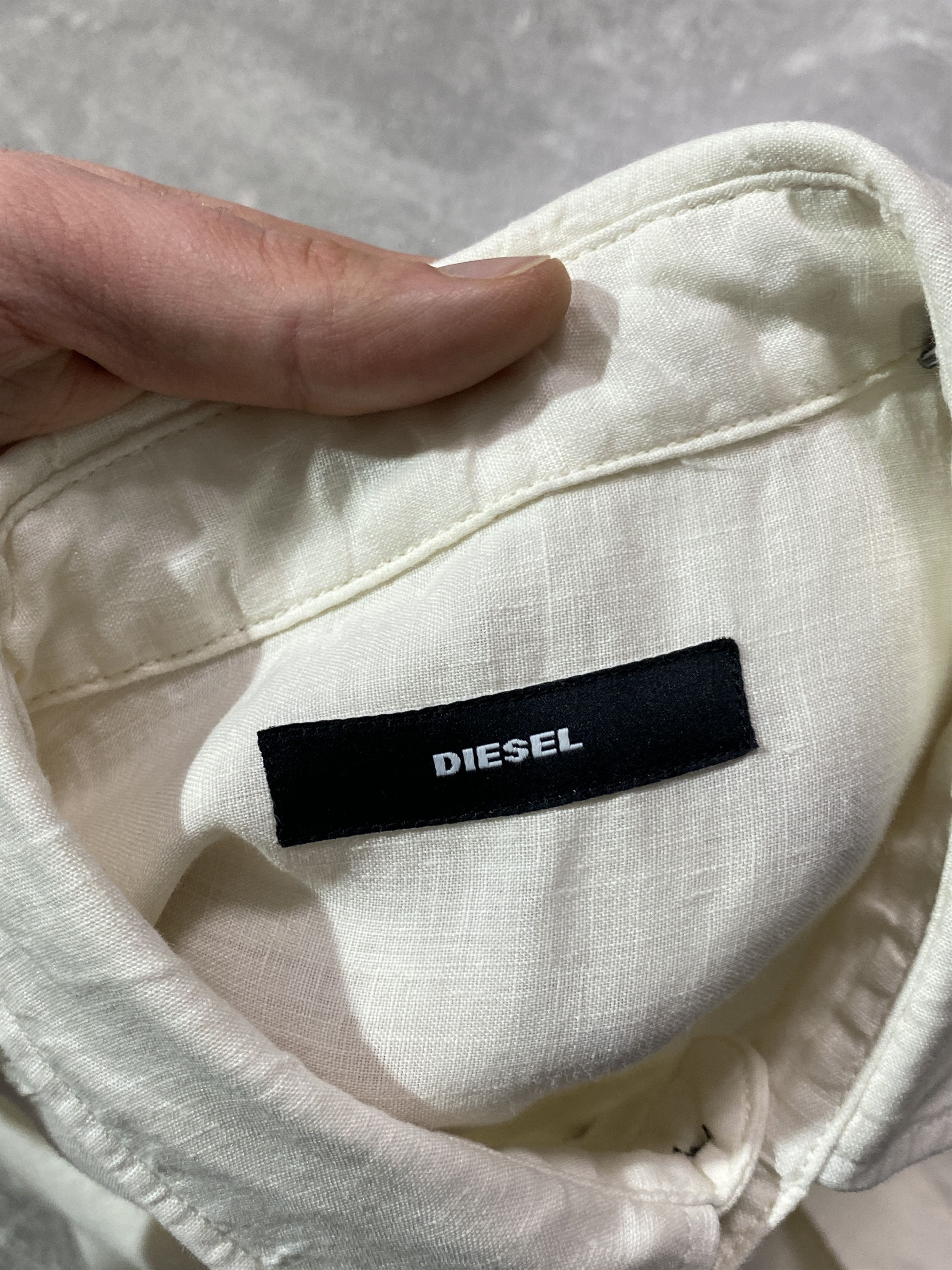 Diesel Diesel Linen Pocket Shirt Button Up Size US L / EU 52-54 / 3 - 3 Thumbnail