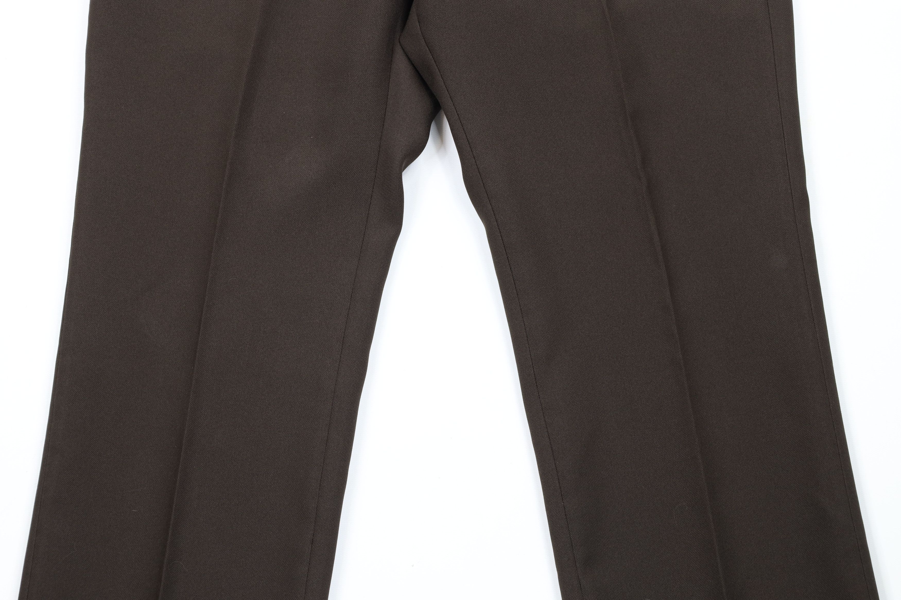 Vintage Vintage 70s Streetwear Flared Wide Leg Chino Pants Brown USA Size US 34 / EU 50 - 3 Thumbnail