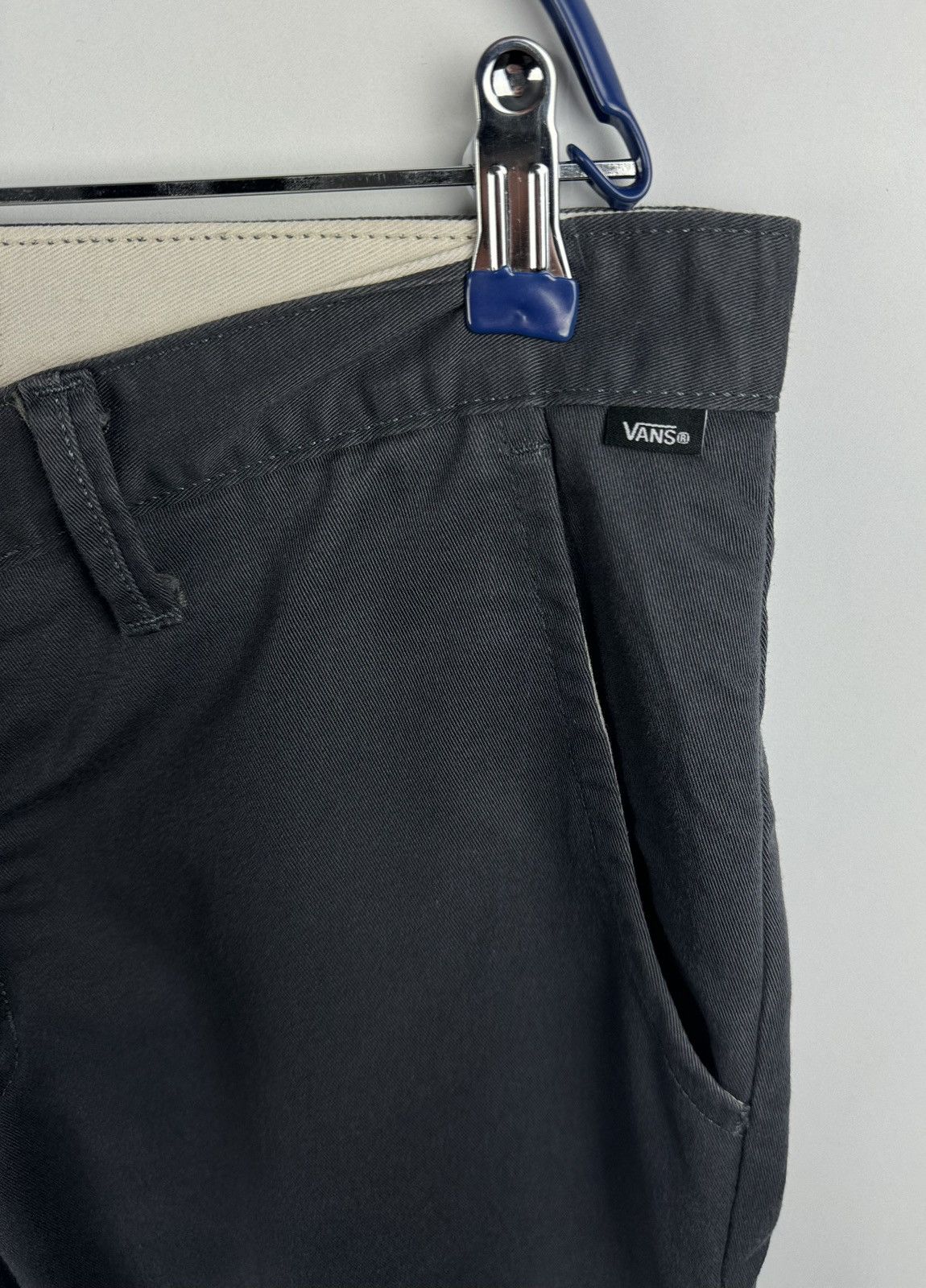 Vans Cotton Vans Grey Skater Chino Pants Size US 34 / EU 50 - 7 Thumbnail