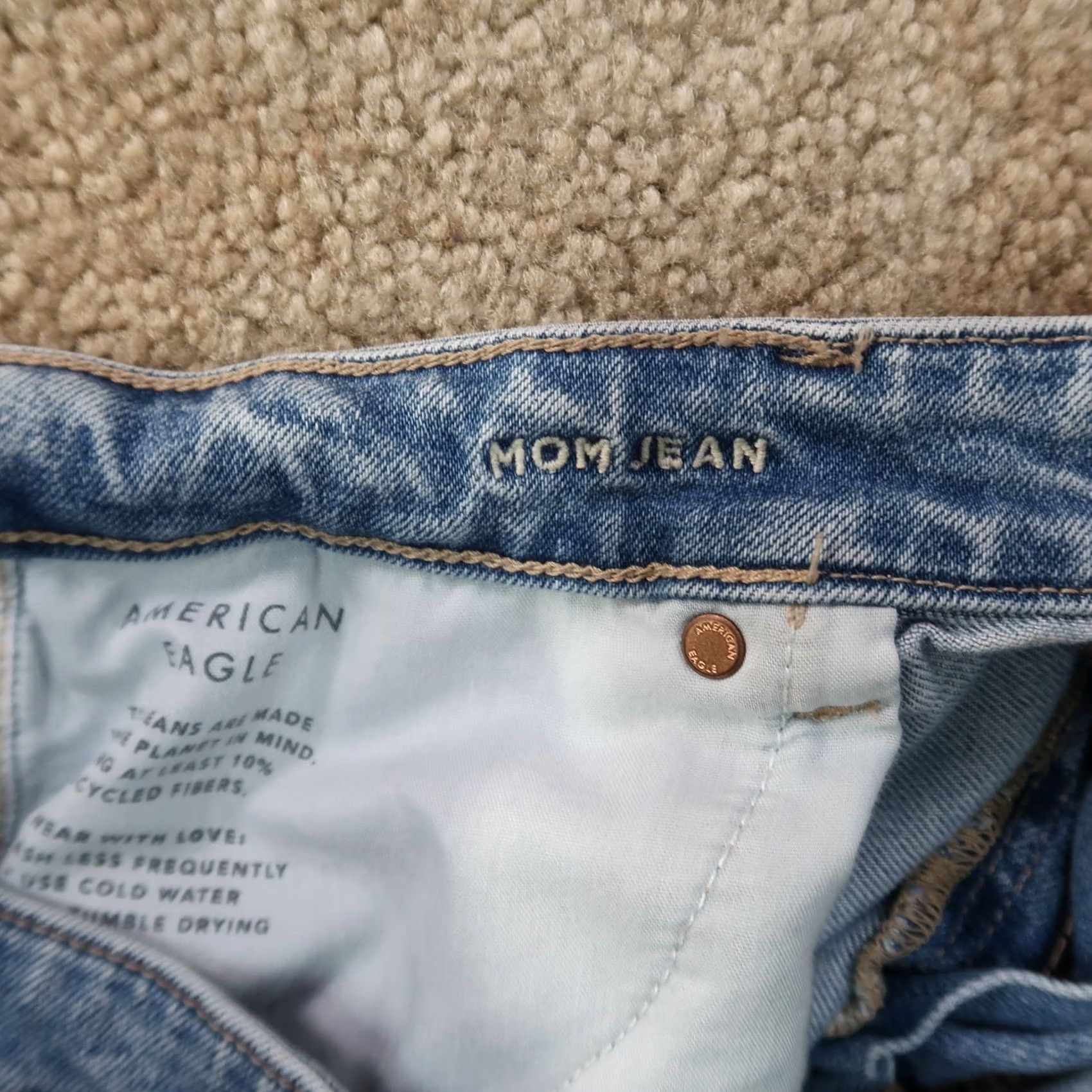 American Eagle Outfitters VINTAGE American Eagle Womens Jeans? Size 38" / US 16 / IT 52 - 6 Thumbnail