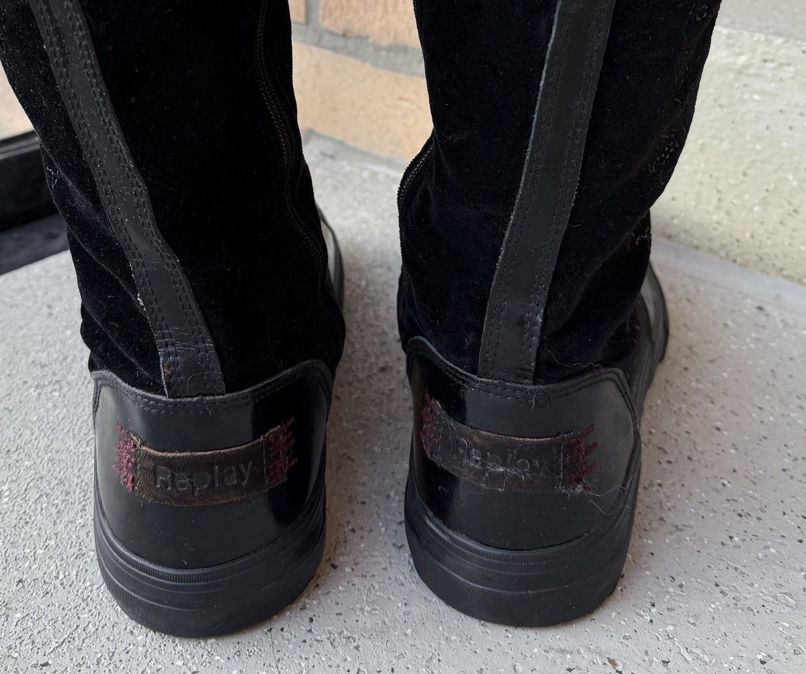 Replay Replay Dragon High Lace Up Y2k Shoes Black Japan Vintage Size US 10 / IT 40 - 4 Thumbnail