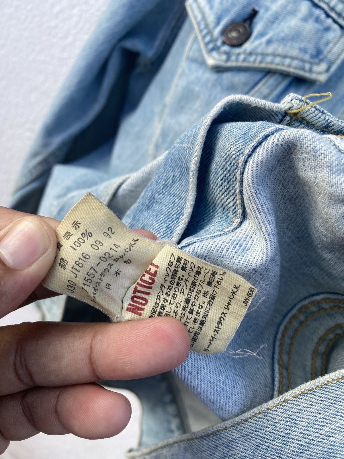 Levi's Vintage LEVIS Big E trucker jacket Size US M / EU 48-50 / 2 - 20 Thumbnail