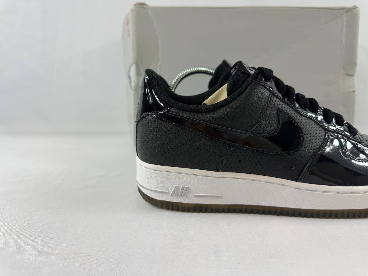 Nike Nike Air Force 1 '07 'Black Silver' 2010 Size US 7.5 / EU 40-41 - 2 Thumbnail