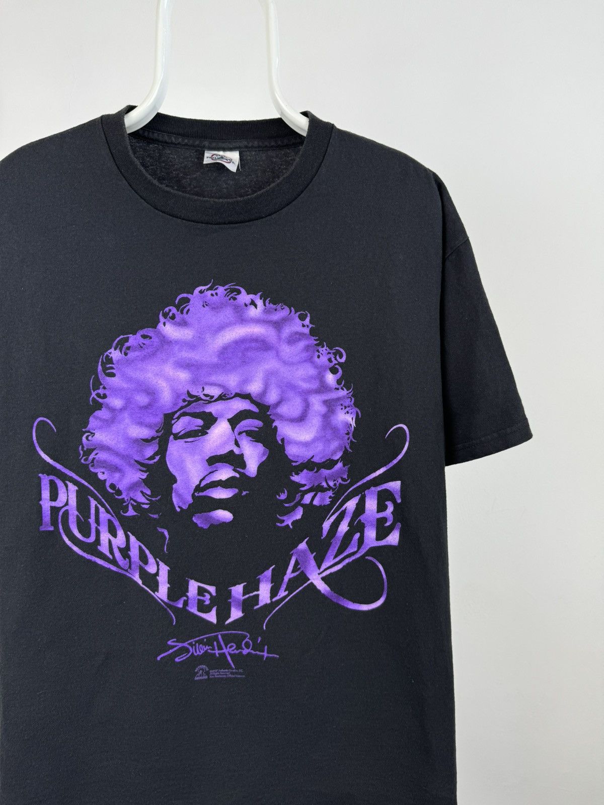 Band Tees Vintage 2007 Jimi Hendrix Purple Haze Big Logo Tee Size US L / EU 52-54 / 3 - 2 Thumbnail