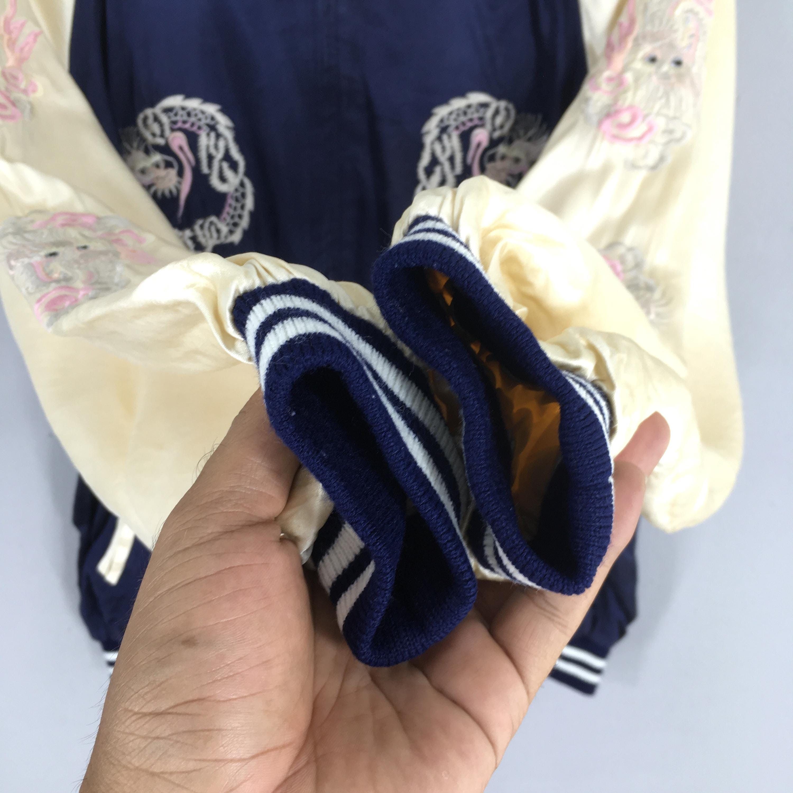 Japanese Brand Vintage 90's Sukajan Yokosuka Dragon Souvenir Jacket Large Size US L / EU 52-54 / 3 - 8 Thumbnail
