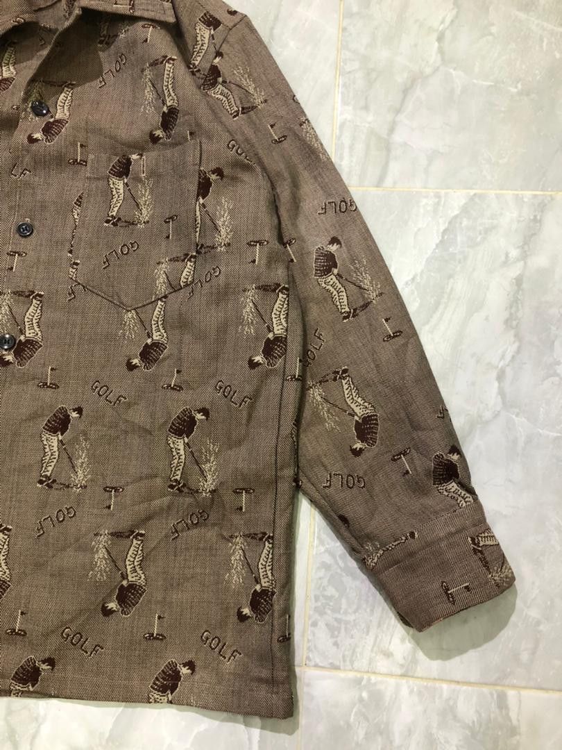 Vintage Vintage All Over Print Golf button-ups shirt Size US S / EU 44-46 / 1 - 5 Thumbnail