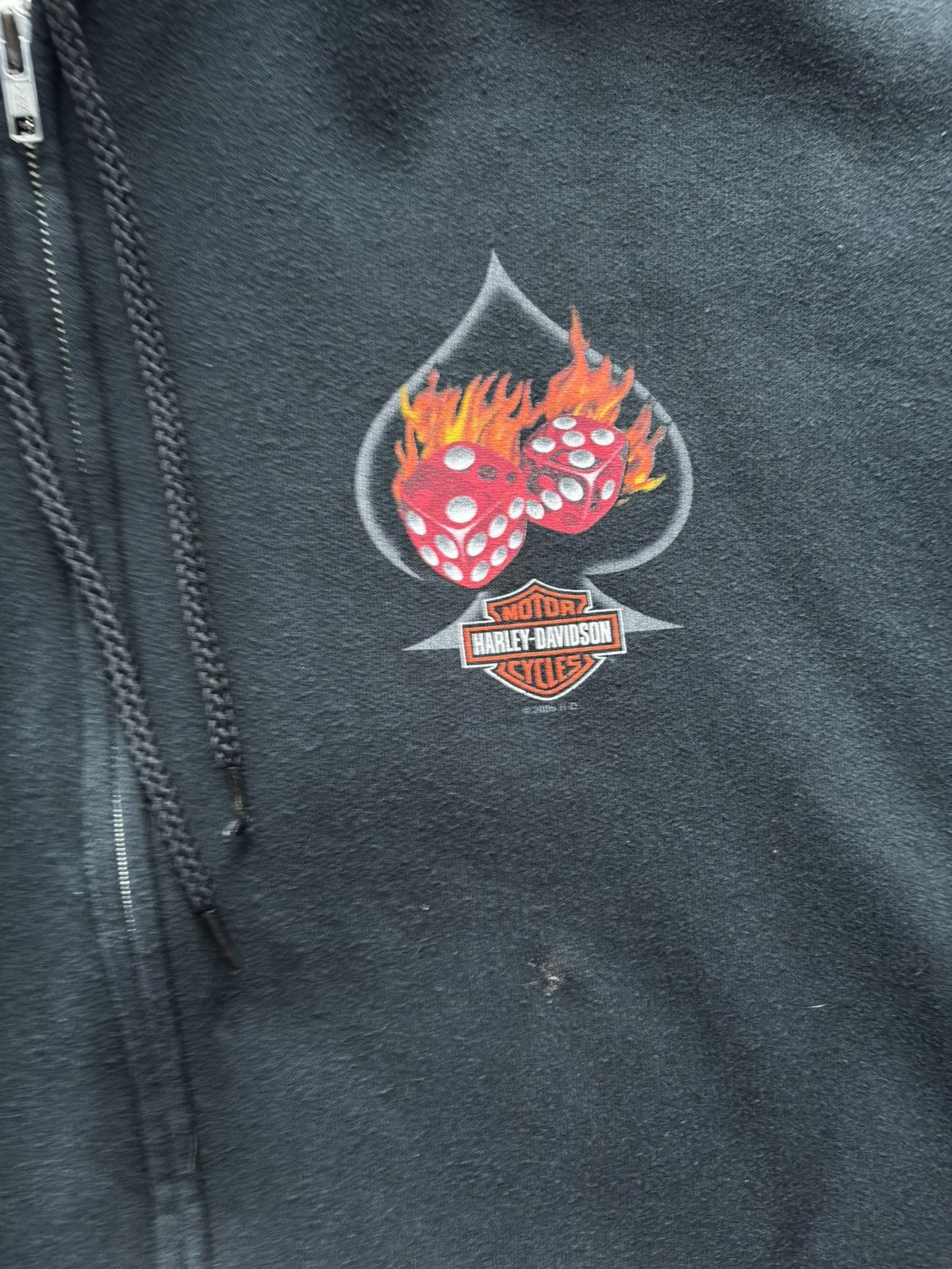 Harley Davidson Harley Davidson Vintage Zip Hoodie Size US XL / EU 56 / 4 - 7 Thumbnail
