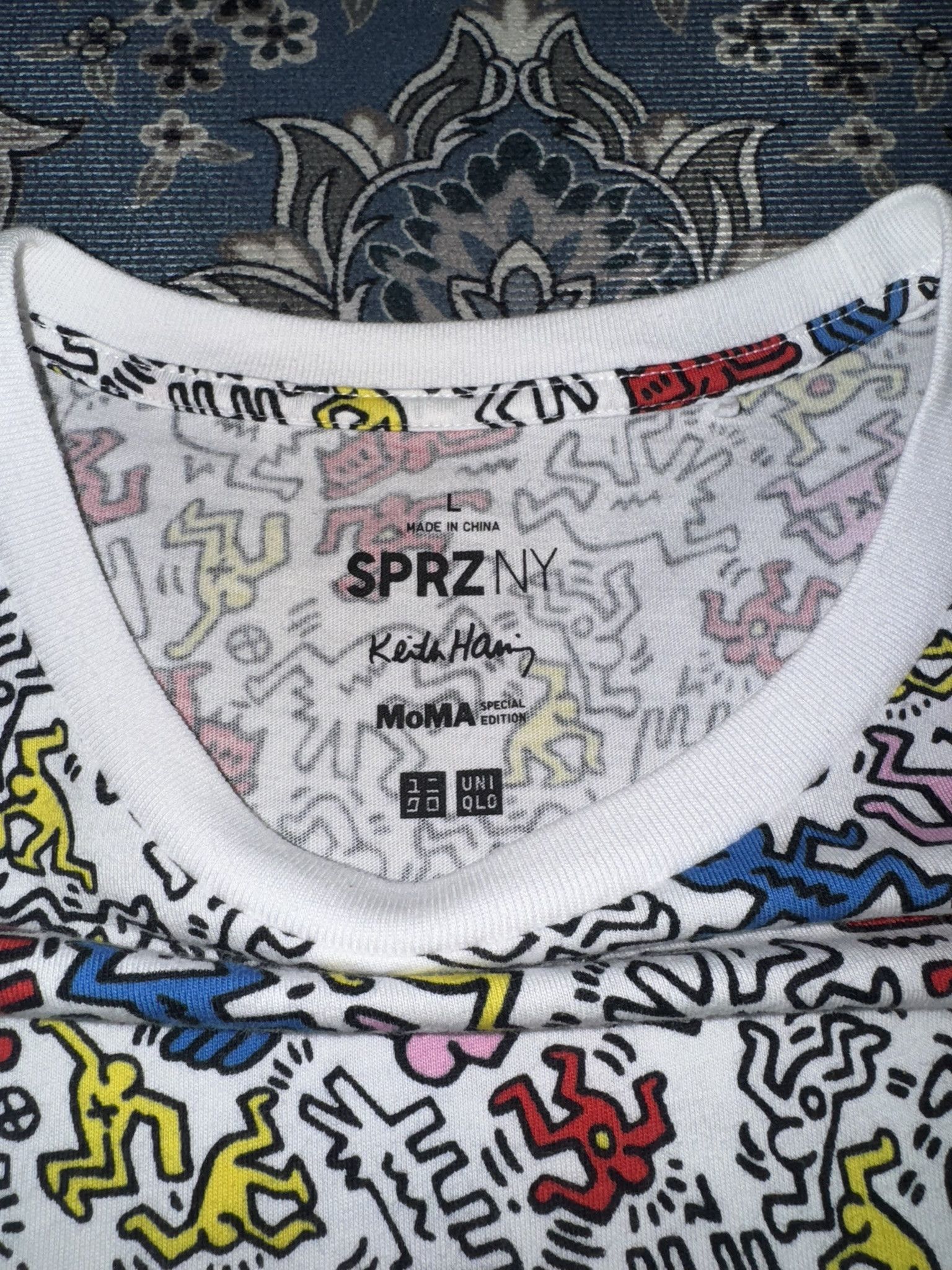 Keith Haring × Vintage Keith Hiring Full Print Tee Size US L / EU 52-54 / 3 - 3 Thumbnail