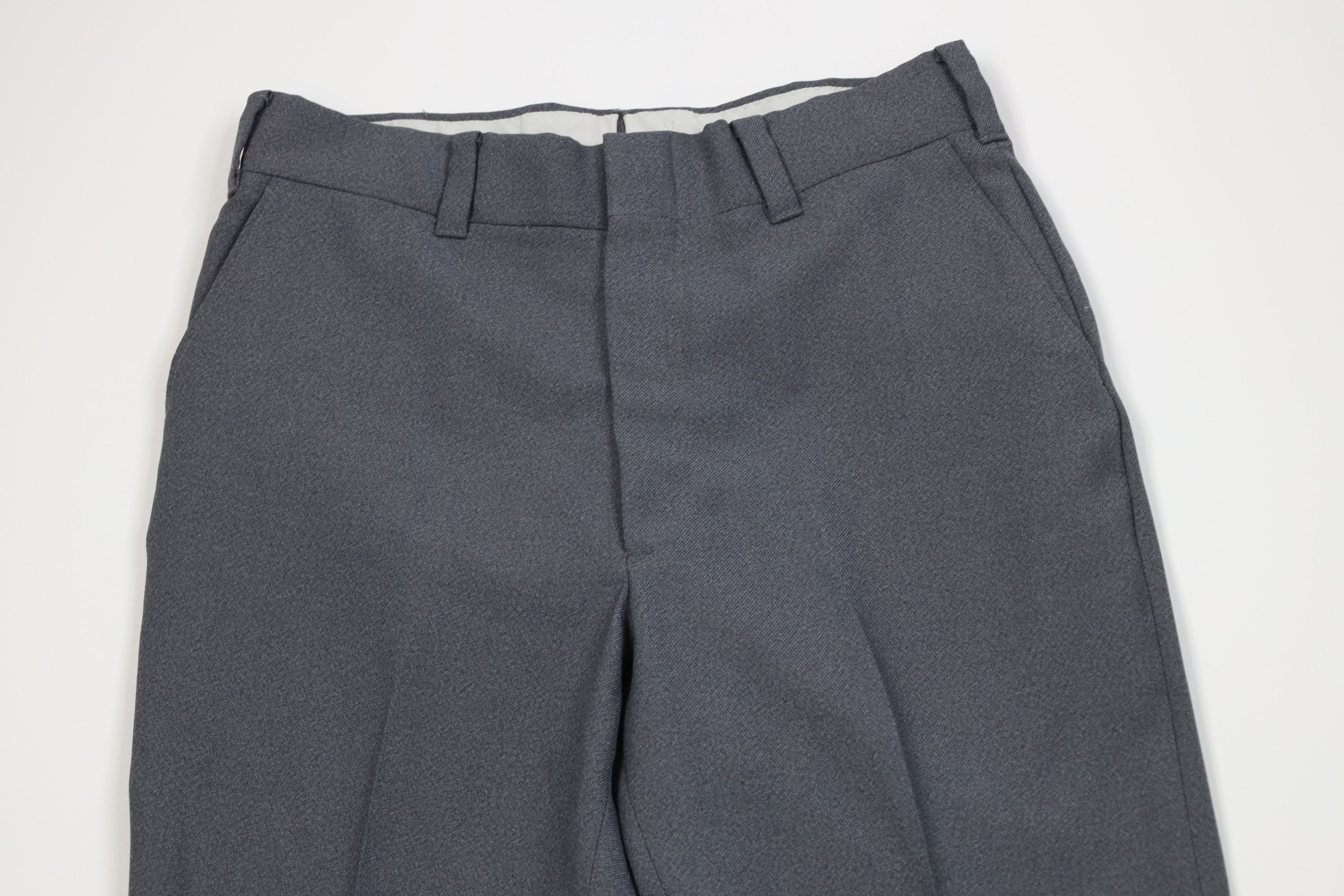 Vintage Vintage 70s Streetwear Wide Leg Chino Pants Heather Gray USA Size US 30 / EU 46 - 2 Thumbnail
