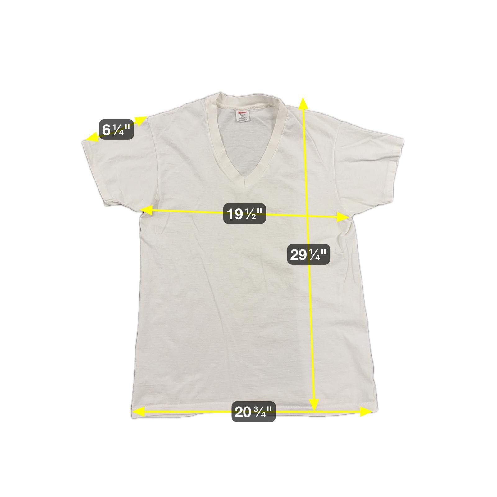 Hanes VTG Single Stitch Hanes Classics Blank White Shirt - L Size US L / EU 52-54 / 3 - 4 Thumbnail
