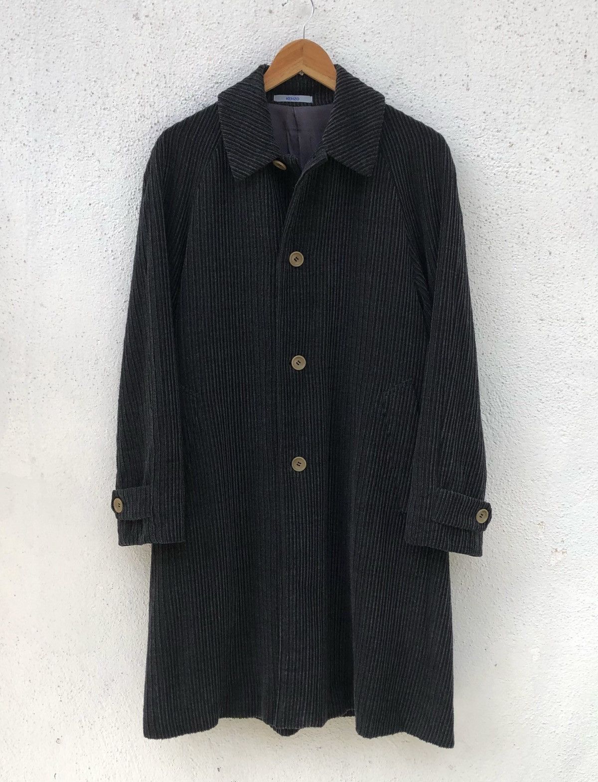 Kenzo KENZO Homme Men’s Corduroy Wool Trench Coat Made In Japan 🇯🇵 Size US M / EU 48-50 / 2 - 14 Thumbnail