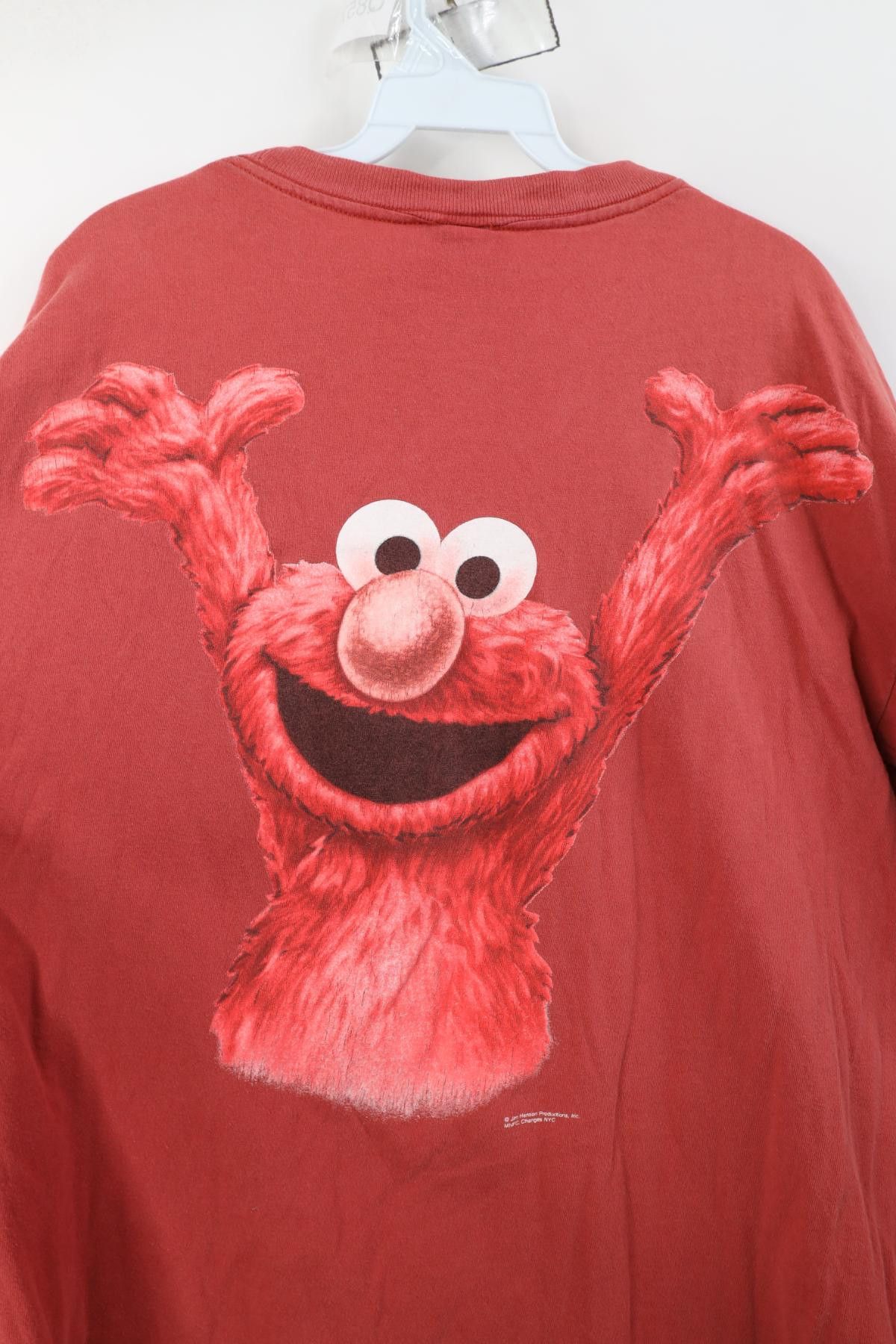 Vintage Vintage 90s The Muppets Elmo Monsterwear Print T-Shirt Size US XL / EU 56 / 4 - 11 Thumbnail