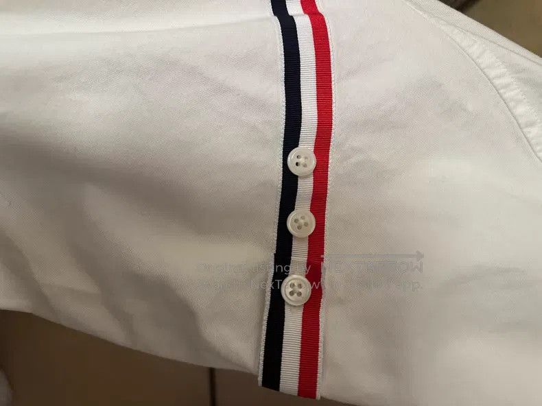 Thom Browne Thom Browne White Long Sleeve Shirt Size US M / EU 48-50 / 2 - 6 Thumbnail