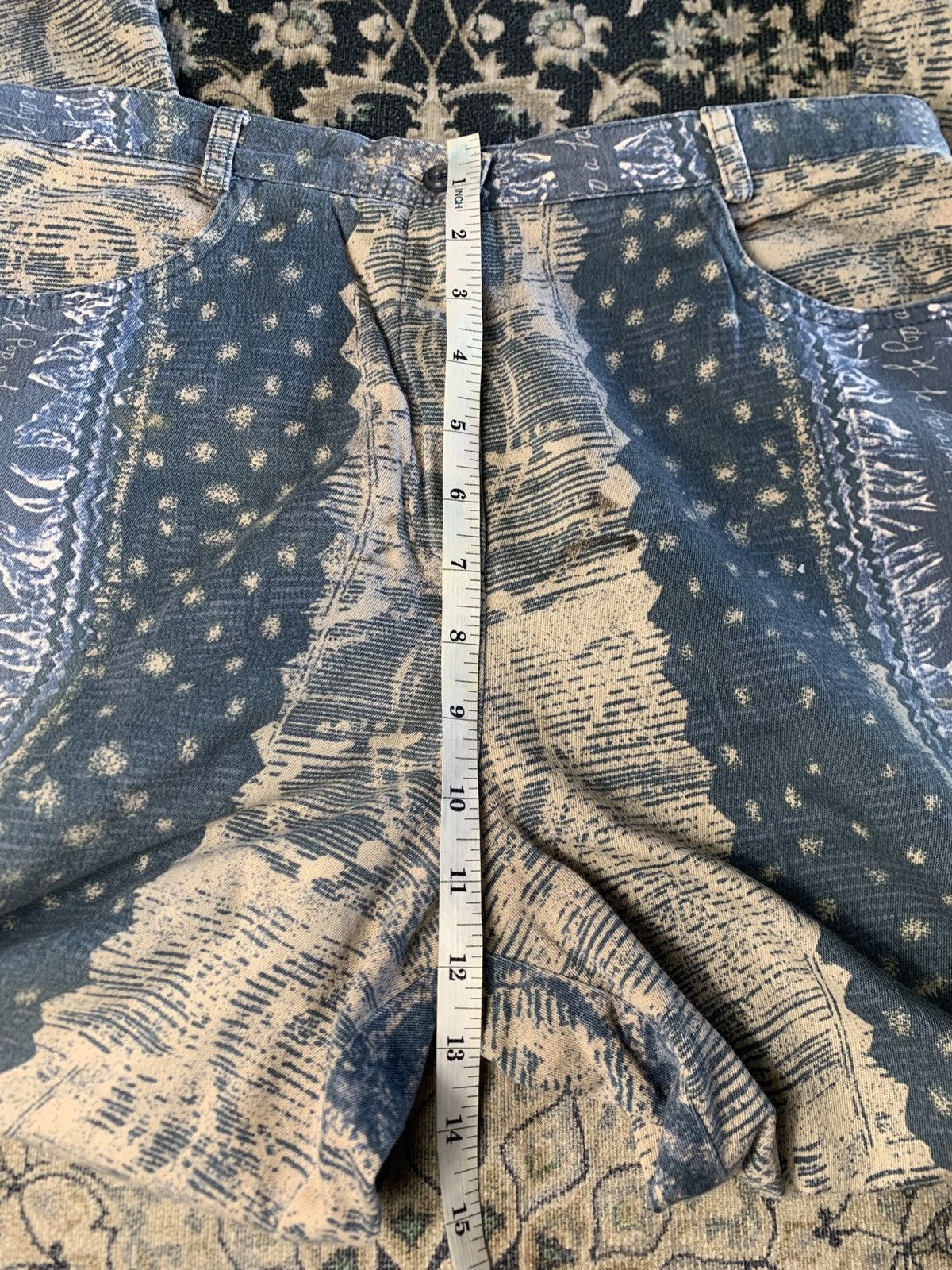 Tribal Streetwear Rare Paisley design jeans Tribal Stretch - Extensible pant Size US 30 / EU 46 - 7 Thumbnail