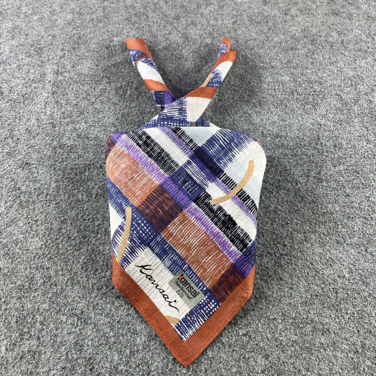 Japanese Brand Kansai Yamamoto Handkerchief / Bandana / Neckerchief B090 Size ONE SIZE - 2 Thumbnail
